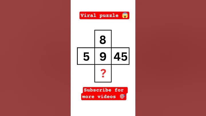 Only 1% Can Solve This Viral Math Puzzle!🧠Can You Find the Missing Number? #puzzle #puzzlegame #math