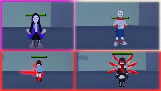 обзор персонажей в Undertale Crazy Multiverse Timeline