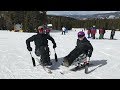Wheelchair Users Trying Adaptive Alpine Snow-Skiing