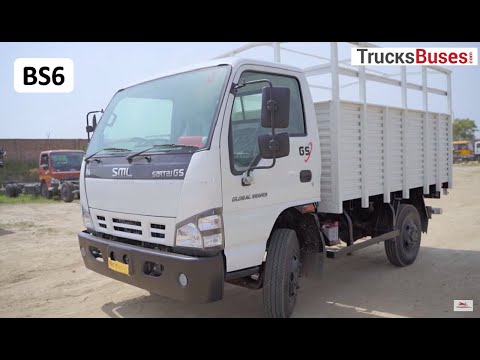 SML Sartaj GS 5252 Mini Truck Review - Swaraj Mazda BS6 Truck Price, Mileage, Specs | TrucksBuses