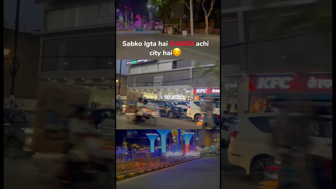Bilkul sahi lagta he🔥 Jhansi smart city || 