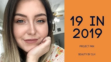 Project Pan 19 in 2019 - Lets use up some makeup! Collab with Diary Of A Beauty Guru Wannabe