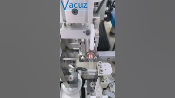 Vacuz Single Station Automatic Drum Core Inductor Transformer Bobbin Coil Needle Winding Machine