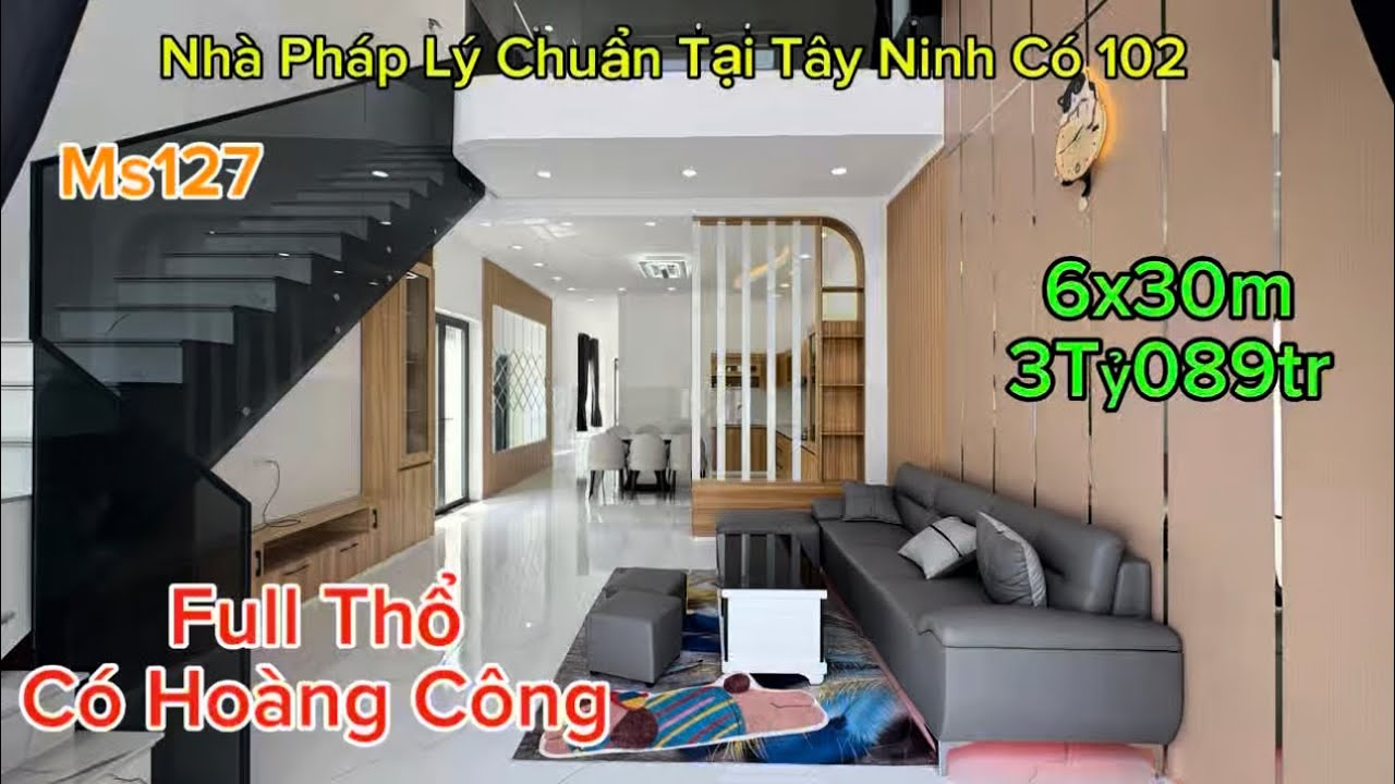 Nhà Pháp Lý Chuẩn Không Cần Chỉnh Tại Tây Ninh/Kp Long Mỹ Phường Long Hoa | Vị Trí Đẹp| Nhà Đất TN
