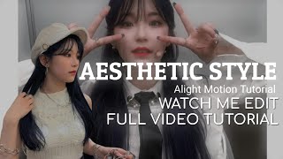 watch me edit aesthetic/soft style | alight motion tutorial screenshot 3