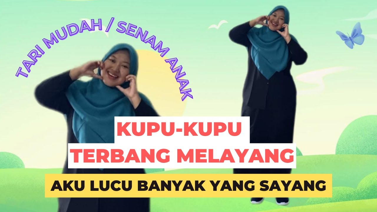 KUPU-KUPU TERBANG MELAYANG | DANCE ANAK MUDAH | SENAM ANAK || DANCE TIKTOK