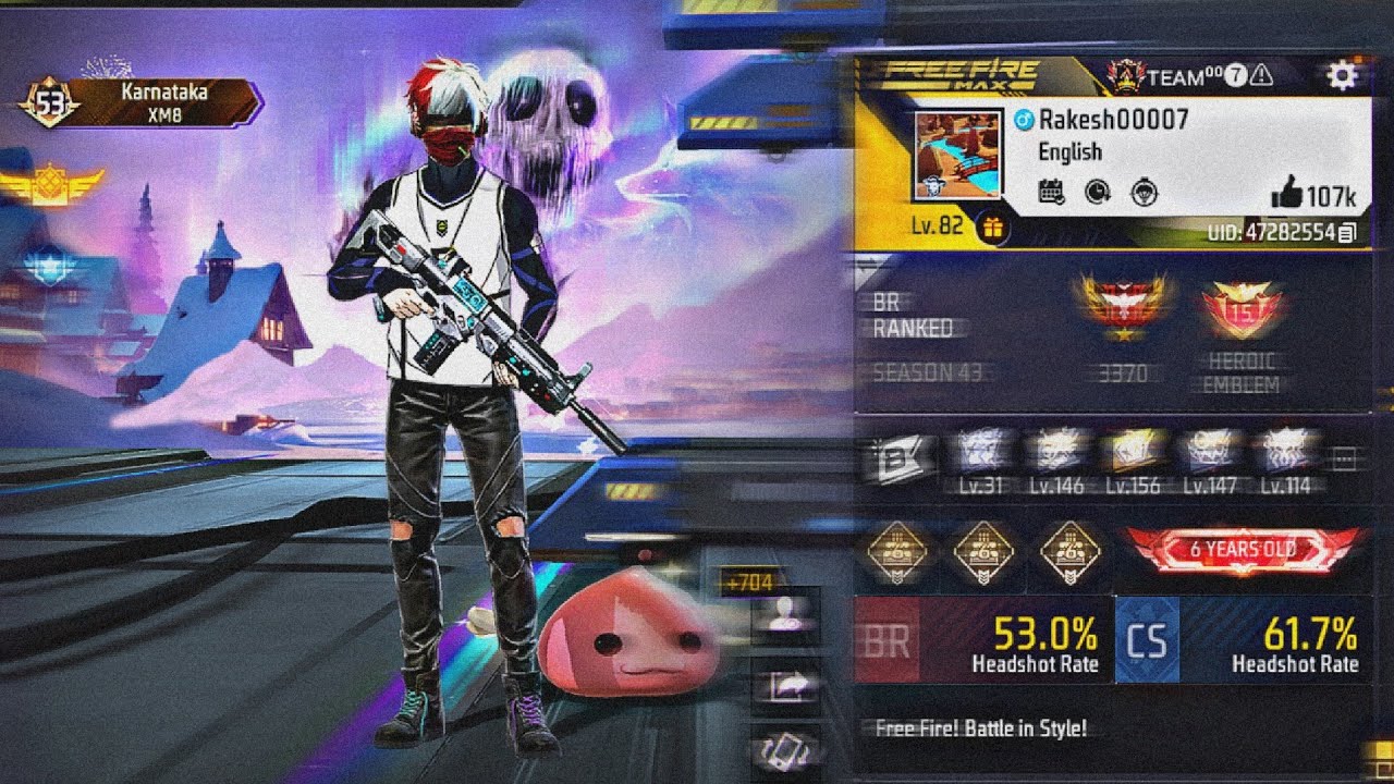 НАПРЯЖЕННЫЕ МОМЕНТЫ 🔥💀 !! Free Fire Max ! Rakesh00007!!