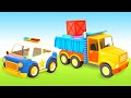 Vamos cantar com os carros ajudantes! Desenho animado com música infantil educativa