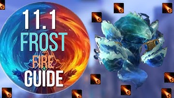 11.1 Frost Mage Frostfire Guide | Talents | ST + AOE/M+ Rotation | Gear