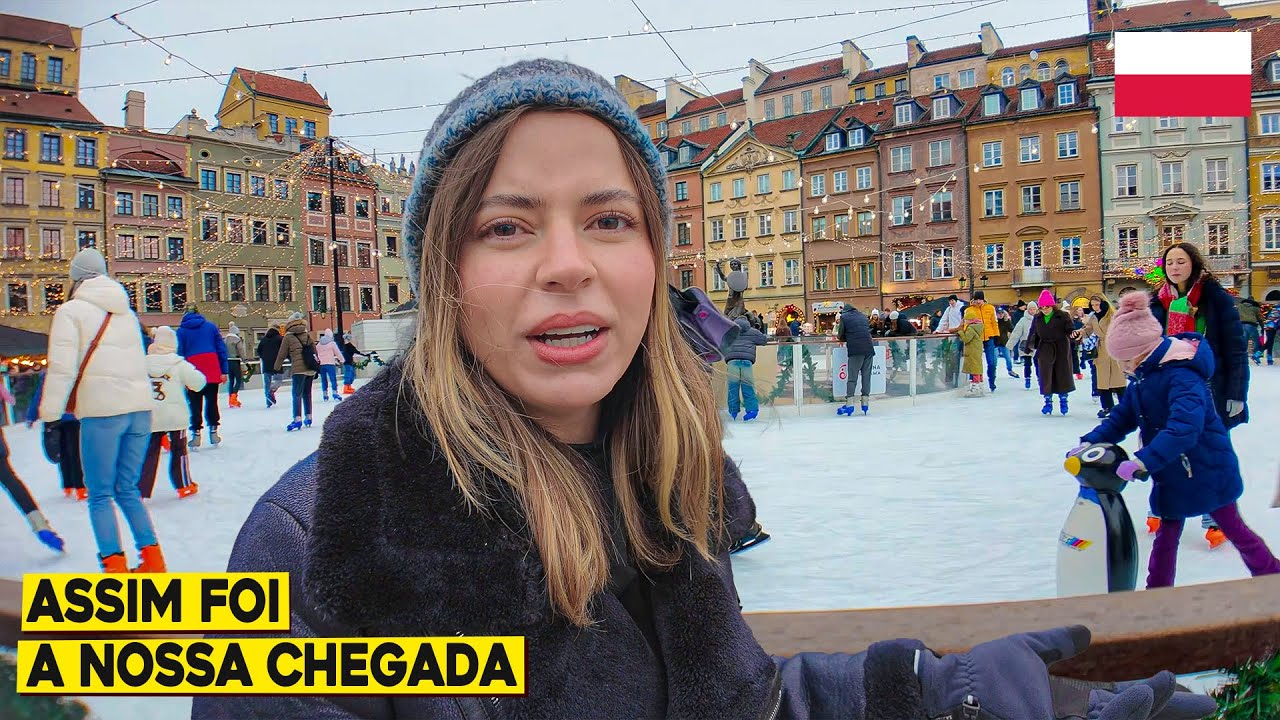 CHEGAMOS À POLÔNIA SOFRENDO COM O FRIO INTENSO