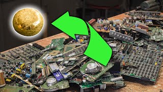 Ewaste GOLD Recovery | Recycle Broken Electronics!