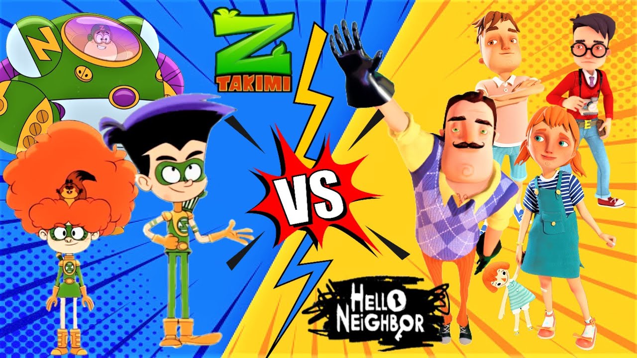 Z Takımı vs Hello Neighbor Wilson Rap Şarkısı Savaşları / Bıyıklı