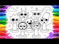 Incredibox Sprunki New Coloring Pages😍 | Satisfying Coloring Incredibox Sprunki