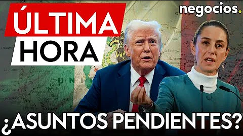 BREAKING NEWS | Sheinbaum reveals the pending issue in her negotiations with Trump