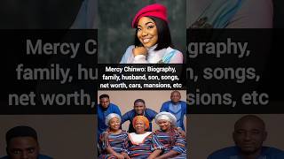 Mercy Chinwo: Biography, family, husband, son, songs, net worth, cars, mansions, etc #mercychinwo