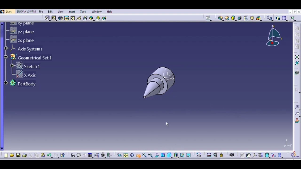 Catia V5 Tutorial - YouTube
