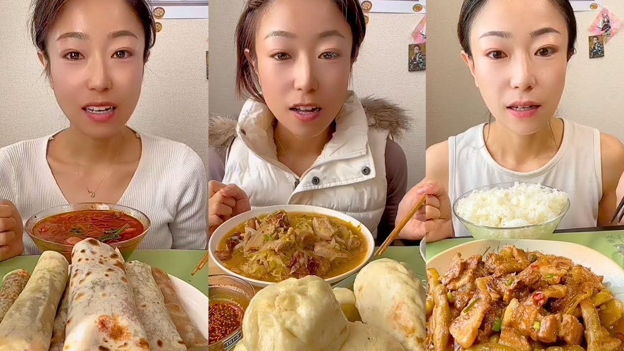 Chinese Home-Cooked Food Mukbang | Realistic Eating Sounds No Talking 