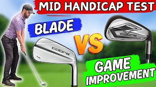 Are Blades BETTER?! Mid Handicap Test  Blade vs Game Improvement Irons