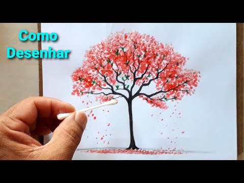 Vídeo: Como Desenhar Uma árvore Sakura