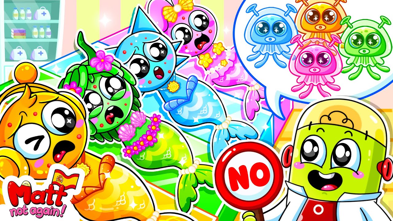 ¡Sprunki Sirenita Enfermiza! 🧜‍♀️🤢 |  Dibujos Animados Para Niño