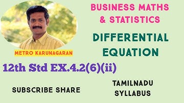 12th Std BM Ex.4.2(6)(ii) Solve log (dy/dx)= ax+by