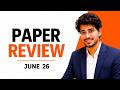 CMA FINAL | PAPER 20C | PAPER REVIEW