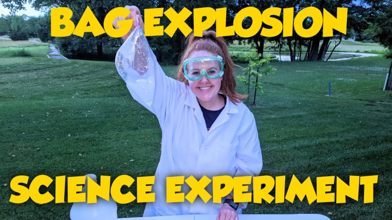 SCIENCE EXPERIMENT FOR KIDS - BAG EXPLOSION - YouTube