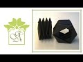 Hexagonal Bellows Fold or Accordion Fold. (Card Folding Tutorial).