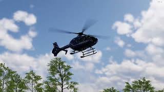X Plane EC135 Bundespolizei