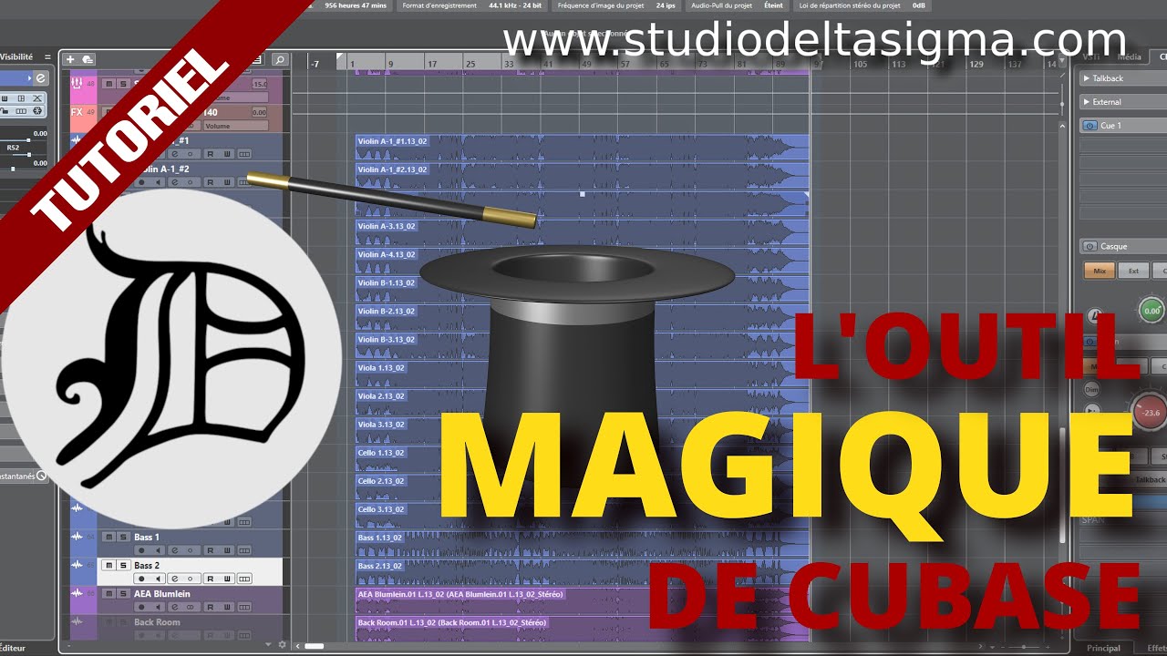 Studio Delta Sigma #31 | TUTO : l'outil MAGIQUE de Cubase !!! - YouTube