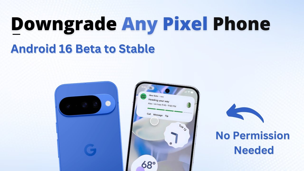 [Pixel] Как выйти из бета-версии Android 16 и установить стабильное обновление на любой телефон P...