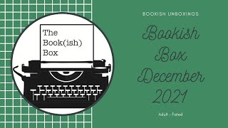 December 2021 Bookish Box Unboxing 📚 Adult Book Only - Fated