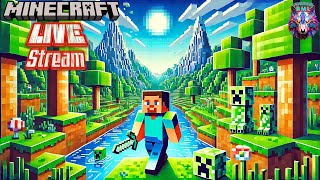 Celebrity MINECRAFT SURVIVAL Vertical Live Stream On RTX 4090 PC -  Noob To Pro - Road To 1.5K 🏆 Wealth