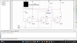 3-bit synchronous Down counter using J-K flip-flops #gate #counter #engineering