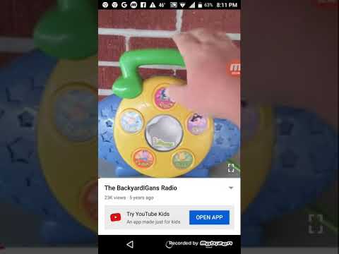Re-uploaded The Backyardigans Radio Boombox Toy Review by Cog Swashtop