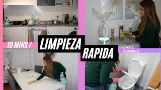 💥LIMPIEZA DE CASA EN 10 MINUTOS 🛑 LIMPIA CONMIGO