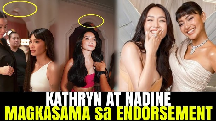 Kathryn and Nadine Behind the Scenes Creamsilk Endorsement • MAGKASAMA ang  KathDine