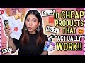 10 CHEAP Products That ACTUALLY WORK ! Rs.49 to Rs.350 ONLY | ThatQuirkyMiss