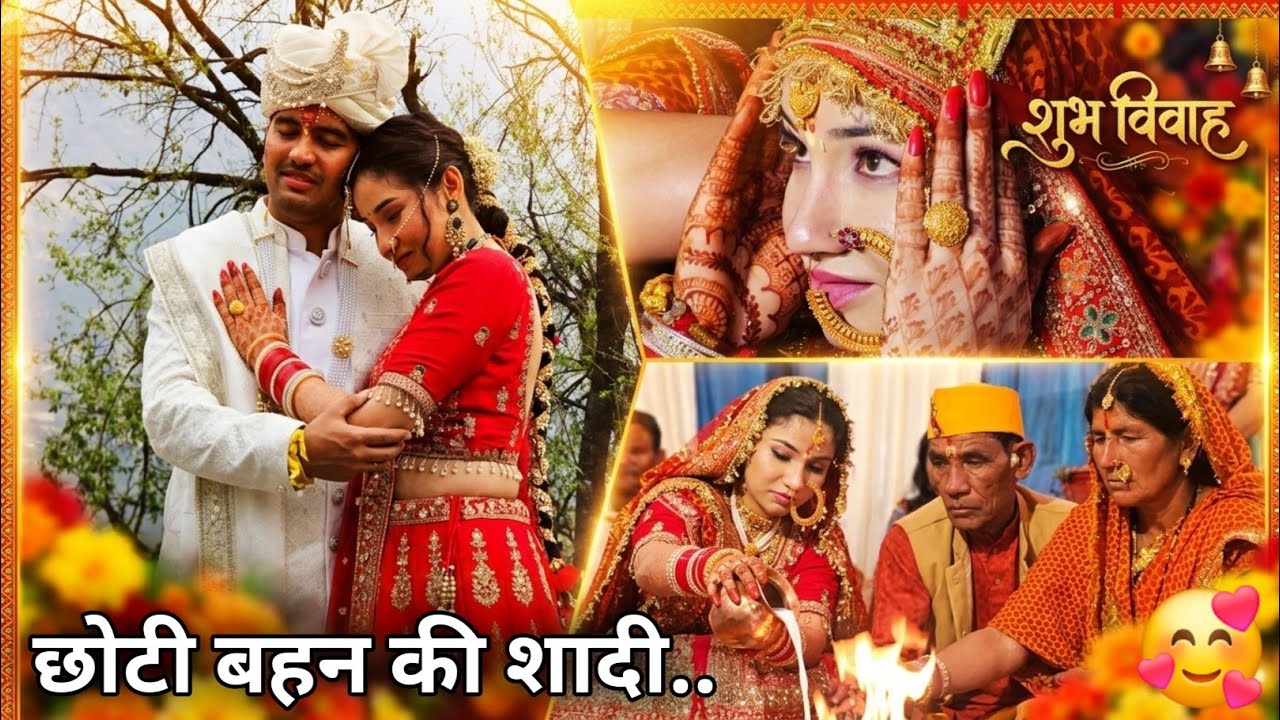 गांव में छोटी बहन की शादी || Pahadi Wedding || Kavi Rana