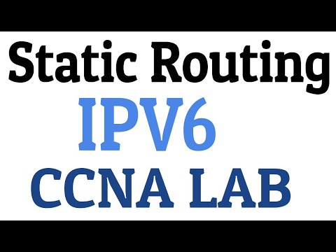 IPv6 static routing configuration lab using three routers in cisco packet tracer