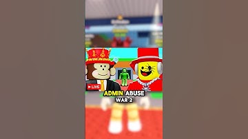 ADMIN ABUSE WAR 2 in Steal A Brainrot🦈#roblox #stealabrainrot