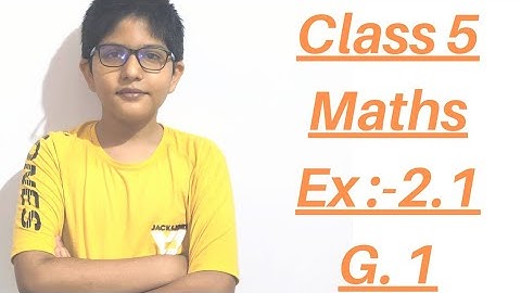 Class 5 Maths || Ch:- 2 || The Four Operations || Ex 2.1 || G. 1 || By Dhruv Redhu