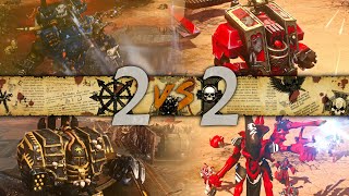 Warhammer 40,000: Dawn of War 2 - 2v2 | Клюв + Порнуха [vs] The Dude + Val.Hero