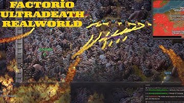 Factrio UltraDeath RealWorld - 600% Biter Settings on a Real World map