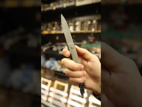 Складной нож Boker Plus LRF сталь Damascus, рукоять Titanium