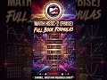 🎓FBISE HSSC-2 Mathematics book formulas in one single, high-energy session!🚀 #fbise, #HSSC2Maht