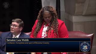 Celebrity Senator Webb Introduces Guest Dr. Angela Odoms-Young on the Floor Wealth
