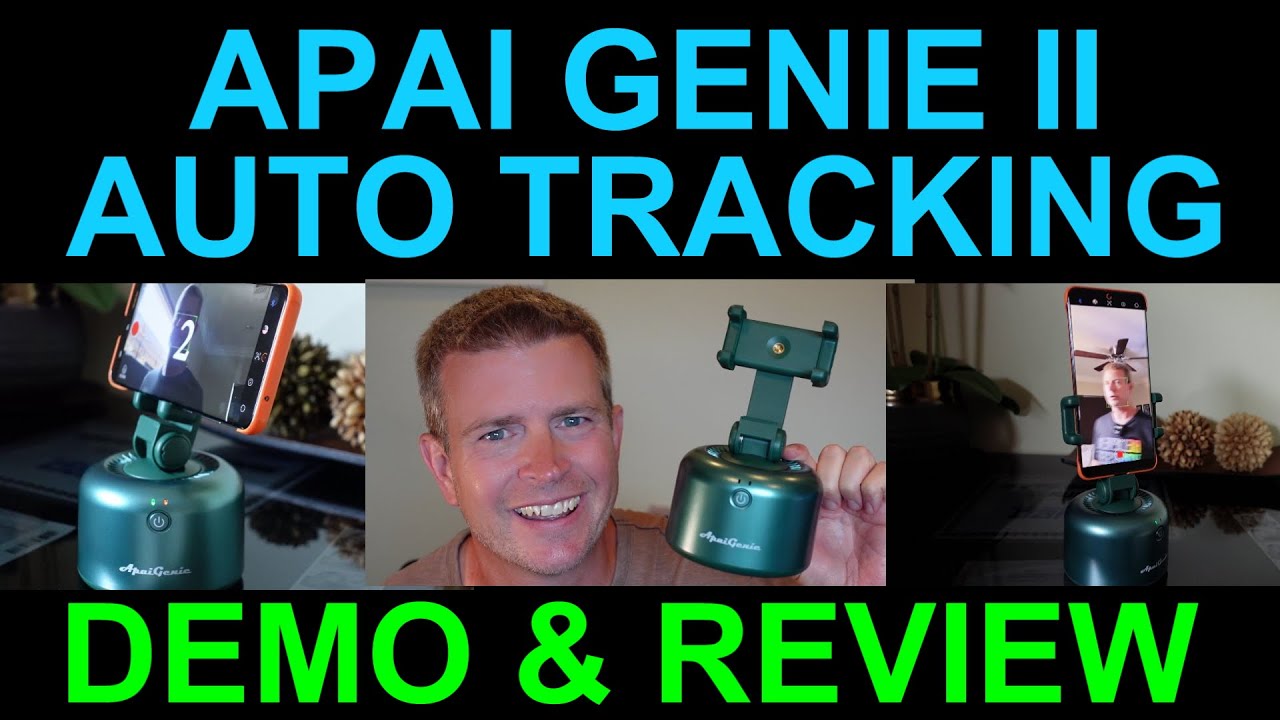 Apai Genie II Smart Tracking Phone Mount Auto Face Track iPhone Android Review Demo