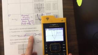8 3 transformations of quadratic graphs worksheet part one