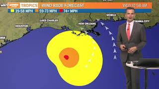 UPDATE: TROPICAL STORM LAURA AND MARCO 1PM AUGUST 24, 2020 IMPACTS ON LOUISIANA AND TEXAS